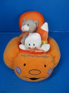 Genius Babies My First Pumpkin Halloween Baby plush Toys Candy Corn, Cat Ghost - Picture 1 of 15