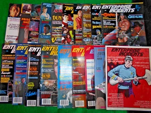 ENTERPRISE INCIDENTS MAGAZINE LOT(19) STAR TREK DR WHO 1983-1985 - Picture 1 of 4