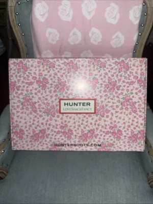 Botas de lluvia Hunter X LoveShackFancy para mujer altas corazón rosa talla 10 ENVÍOS RÁPIDOS Foto 1 de 4