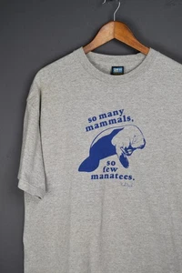 Paul Frank Vintage Made in USA XL Many Mammals Few Manatees - Picture 1 of 5
