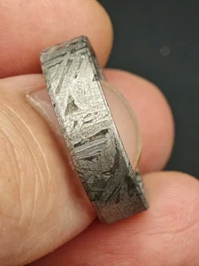 Muonionalusta Meteorit Ring Meteor Ehering Größe:10 - Bild 1 von 5