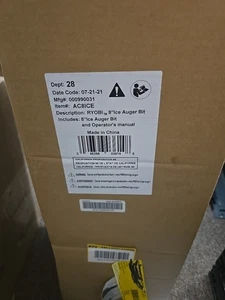 RYOBI 8 in. Ice Auger Bit - Picture 1 of 4