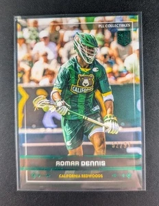 Romar Dennis 2025 Premier Lacrosse League Fieldside PLL #87 Green Foil #52 /99 - Picture 1 of 2