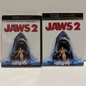 Jaws 2-Brand New 4K/Blu-Ray Set with Slipcover - Picture 1 of 2