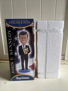 John F. Kennedy Bobblehead Royal Bobbles serie presidenti USA nuovo sigillato - Foto 1 di 5