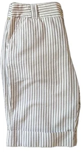 COLUMBIA Mujer/Jr.Bermudas Seersucker a rayas - talla 6 - Imagen 1 de 4