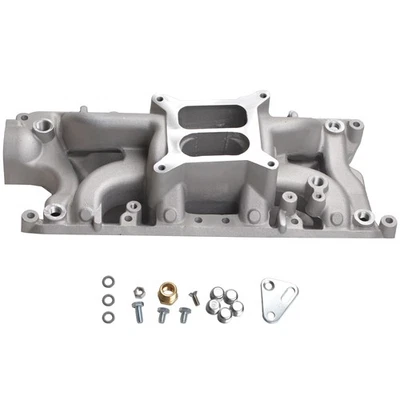Carb Aluminum Dual Plane Intake Manifold for Ford SBF 260 289 302 Windsor - Imagem 1 de 4