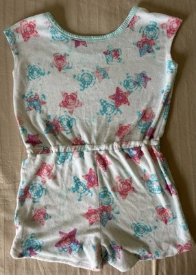 Mameluco Lands' End After Swim talla grande (10-12) blanco con estrellas rojas y azules Foto 1 de 2