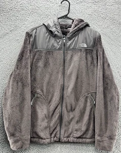 The North Face Women’s Osito Hybrid Fleece Hoodie Jacket Gray Size XL - Picture 1 of 10