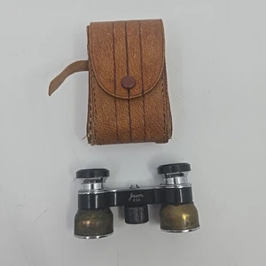 VINTAGE JASON SMALL BINOCULARS (OPERA GLASSES) 2.5X WITH CASE MADE IN JAPAN - Picture 1 of 5