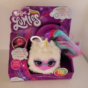 2019 Pomsies Lumies Rainbow Charged Interactive Pet Sparkle Rush Toy NEW (Works) - Picture 1 of 7