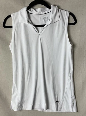 Camisa de tenis Slazenger Golf para mujer sin mangas blanca talla M Foto 1 de 3