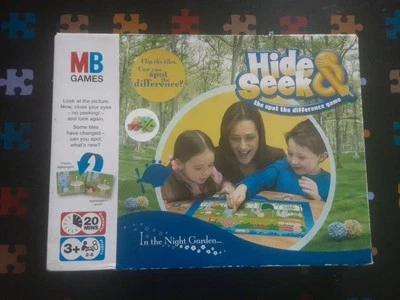 MB Games Vintage In The Night Garden Hide and Seek Board Game Complete  - Image 1 of 3