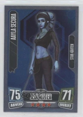 2011 Topps Force Attax Star Wars Series 2 German Aayla Secura #197 - Image 1 of 2