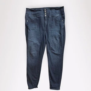 Pantalones de mezclilla ajustados de tiro súper alto para mujer TORRID talla 16S - Imagen 1 de 6
