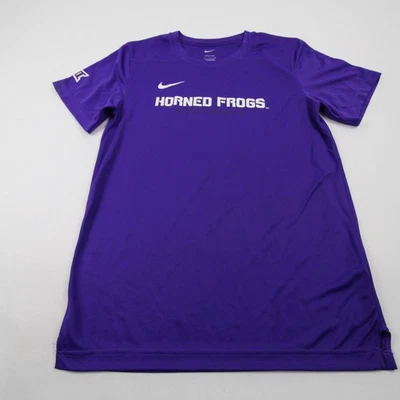 TCU Horned Frogs Nike Dri-Fit Short Sleeve Shirt Men's Purple New - Image 1 of 4