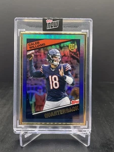 2024 Topps Now Rookie Campaign Caleb Williams RC 1984 Topps Blue 07/75 #5 - Picture 1 of 2