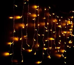 AU 3.5M Christmas Snowing Icicle Indoor Outdoor LED Fairy Lights W/ 8Modes Xmas - Picture 1 of 16