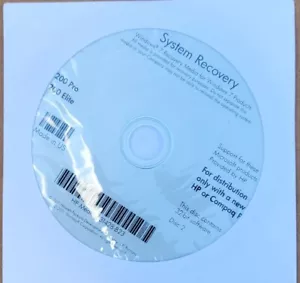 NEW HP Compaq Windows 7 System Recovery ~ 32-Bit ~ Recovery 6200 Pro 8200 Elite - Picture 1 of 2
