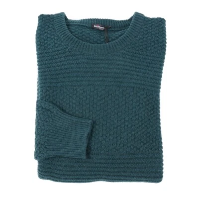 Kiton Forest Green Subtle Patterned Soft-Knit Cashmere Sweater M (Eu 50) NWT - Image 1 of 4