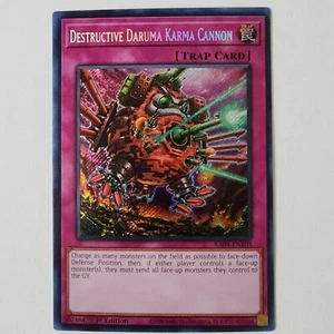 Cañón de Karma Daruma Destructivo - RA04-EN103 - Casi Nuevo - Secreto Raro - 1ª edición - Imagen 1 de 2
