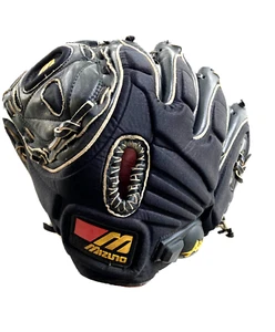 MIZUNO MAF11000 BLACK BASEBALL GLOVE, LEATHER & NYLON, LEFT HAND THROWER, 11" - Picture 1 of 5