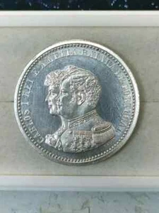 PORTUGAL / 500 RICE - 1898 / D.CARLOS I / SILVER COIN - Picture 1 of 2