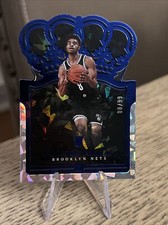 2021-22 CROWN ROYALE CAMERON THOMAS ROOKIE RC BLUE CRYSTAL DIE CUT  08/99 NETS