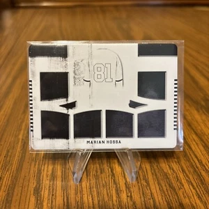 2020-21 Leaf Game Used Hockey MARIAN HOSSA Printing Plate Black 1/1 #ITGUG-17 - Picture 1 of 5