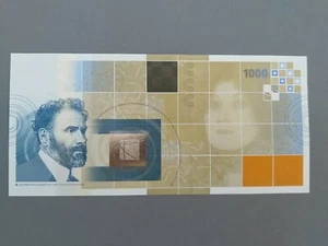 Gustav Klimt 1000 Austria OEBS0009974 UNC Original - Picture 1 of 6