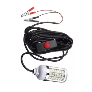 LED Lure Fish Lamp Portable Fishing Lure Bait Night Submersible Fishing Lights[ - Picture 1 of 8