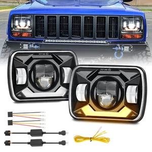 Faro LED 5x7" 7x6" haz alto-bajo DRL para camioneta Toyota 1982-1995 4Runner - Imagen 1 de 8