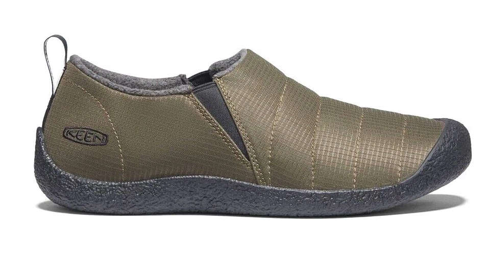 Keen Men Howser II Hausschuhe Hüttenschuhe gefüttert dark oliv / black - Bild 1 von 4