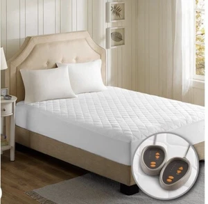 BeautyRest Microfiber Heated Mattress Pad - Picture 1 of 6