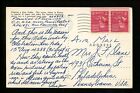 Us Postal History Military #806(2) Prexy Card Apo #971 1955 Inchon Korea To Pa