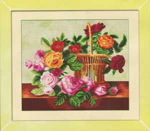 "Roses" 11CT cross stitch kits 60cm*50cm - Picture 1 of 1
