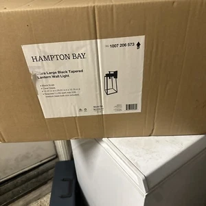 hampton bay extra large tapered lantern wall light - Picture 1 of 2