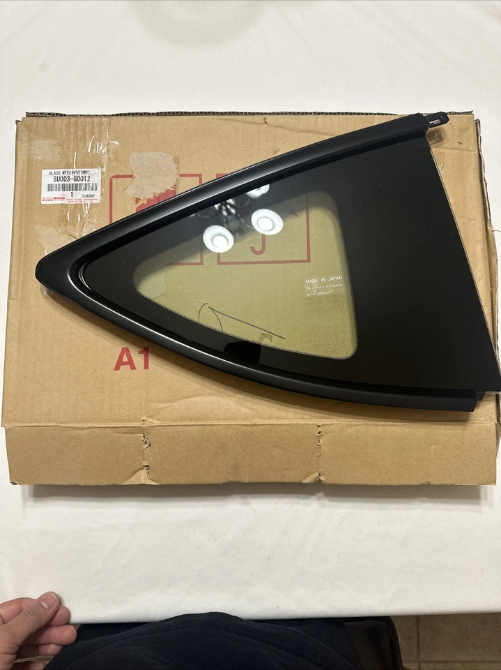 Cuarto de cristal derecho genuino 17-20 Toyota 86 SU003-G0012 nuevo OEM Foto 1 de 4
