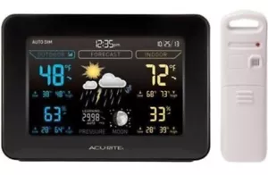 AcuRite Color Weather Station Model 02022WB Forecast/Temperature/Humidity - Picture 1 of 9
