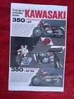Vintage Kawasaki 350 Avenger A7 poster based on brochure