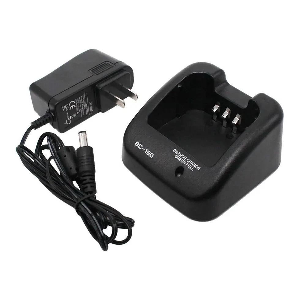 BC-160 Rapid Charger for ICOM Radio IC-F4029SDR A14 A15 F14 F16 F26 F3026 F4026 - Image 1 of 1