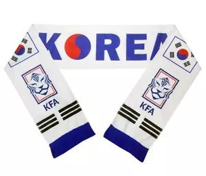 South Korea National Team Soccer Scarf - South Korean Polar Fleece Wrap Kit Gift - Picture 1 of 2