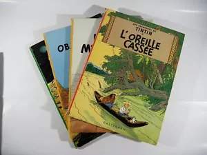 Tintin L'oreille cassée L'étoile mystérieuse Objectif Lune On a marché B35 1964 - Imagen 1 de 24