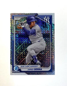 Jared Serna 2024 Bowman Chrome 1st Prospects Mojo Mega Box Refractor #BCP-68 NYY - Picture 1 of 2