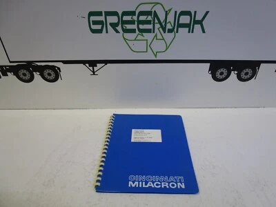 CINCINNATI MILACRON 3429351 SPECIAL LUBRICANTS MANUAL - USED - FREE SHIPPING - Image 1 of 4