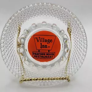 Vintage Sammlerstück Aschenbecher Village Inn Pfannkuchenhaus Nagelglas ausgefallen schön! - Bild 1 von 8