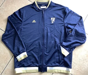 Adidas~FIU PANTHERS~Climalite Full Zip Jacket Sweater Pockets Men’s Size: XL - Picture 1 of 7