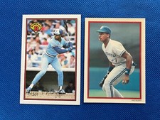 1989-1990 Bowman Topps All Star Fred McGriff MLB Toronto Blue Jays (2 Card Set)