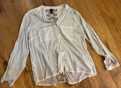 B.C. Best Connections, Damenbluse, Beige mit Spitze, Größe 46 - Bild 1 von 4