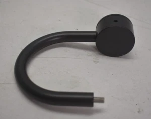 Williams Sonoma Swoop Blackout Rod Matte Black Replacement Part B Left Side - Picture 1 of 5